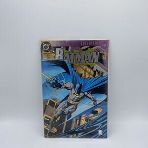 1993 DC Comics 500 BATMAN Knightfall Comic #19 Foil Cover Rare Art Vintage